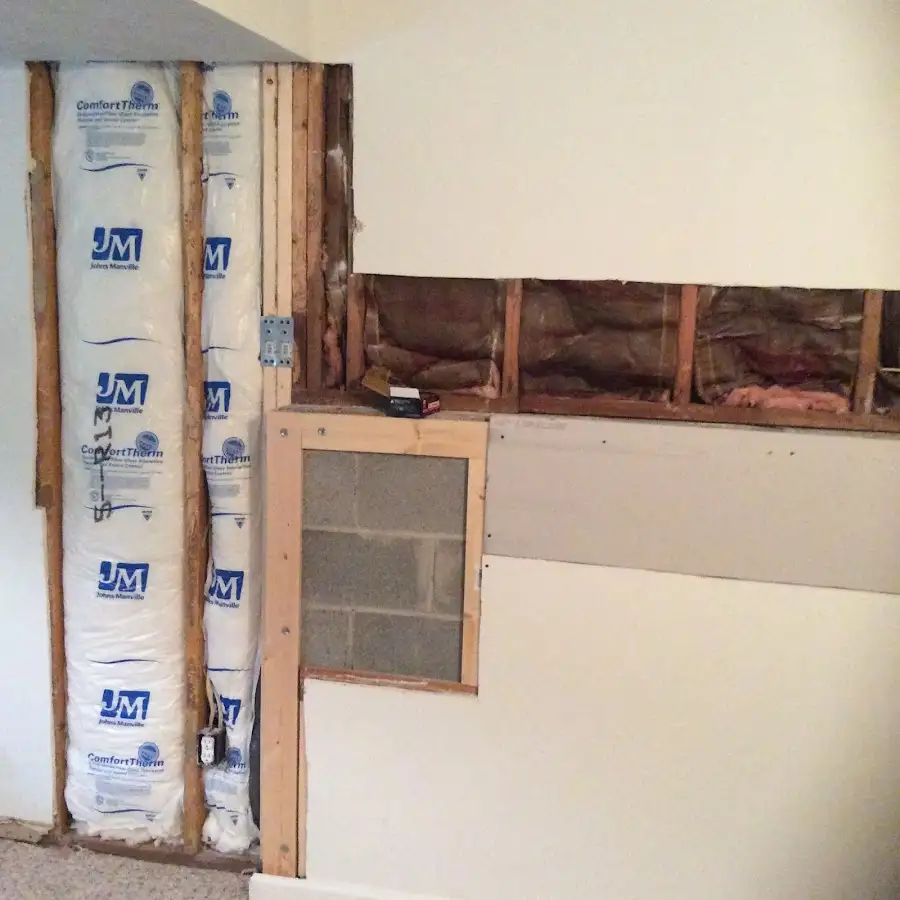 Wall insulation replacement during Odor Removal & Deodorization in Grovetown